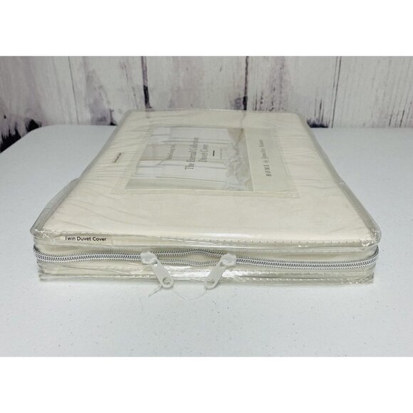 Jennifer Adams Home Eternal Collection Twin Duvet Cover Off White - Picture 5 of 5